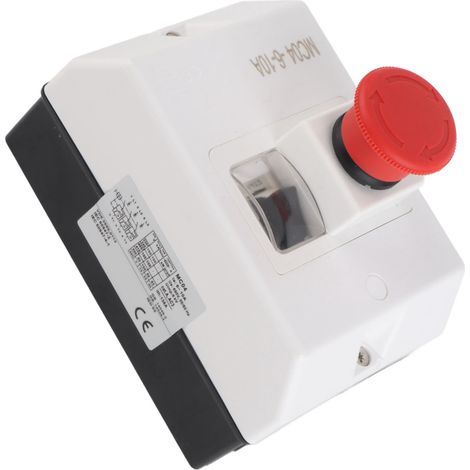 Disjoncteur moteur étanche IP55 à bouton rotatif avec arrêt d'urgence 6-10A 230/240V 400/415V 500V 690V (1/5)