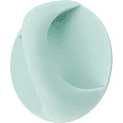 Poignée ronde auto-adhésive multifonctionnelle PP, Simple, élégante, forte adhérence, porte pour fenêtre, réfrigérateur, meubles, bleu (1/5)