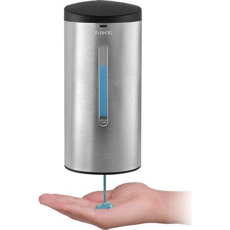 GENERIC-AK1205 Distributeur de Savon Liquide Automatique Commercial Mural en Acier Inoxydable brossé Grande capacité 700 ML (1/5)