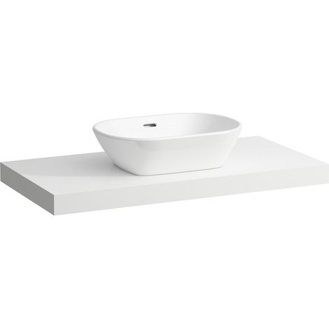 LAUFEN LANI Plan de toilette, une découpe au centre, (1/4)