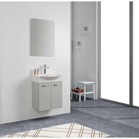 Kit meuble lave-mains Mini 50 couleur: gris (1/5)