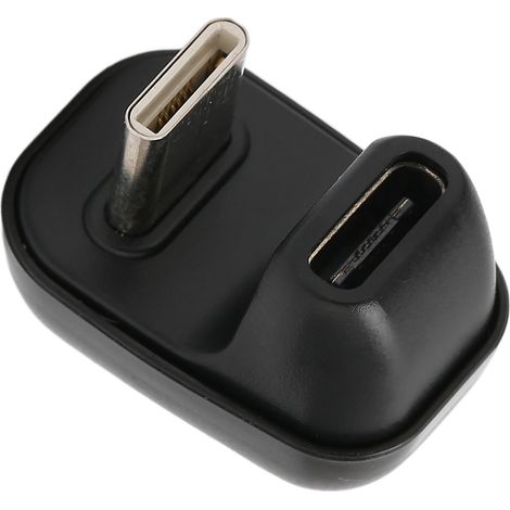 Adaptateur USB Type C Mâle-Femelle Courbé en U, Rallonge pour Smartphone et Tablette (1/5)