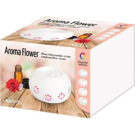 DIFFUSEUR AROMA FLOWER avec interrupteur et témoin lumineux (1/2)