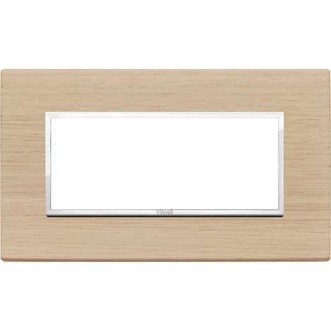 VIMAR - 21649.32 Placca 5M BS rovere sbiancato