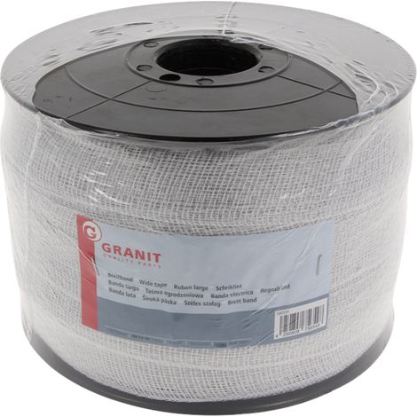 Nastro per recinzione bianco 200 m/40 mm 15 fili