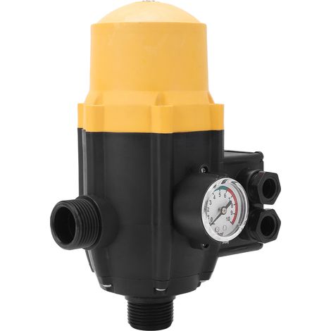 Wasserdichter Wasserdruckschalter, einstellbarer elektronischer Regler, gelb, 110–120 V, 0,75 kW (1/5)