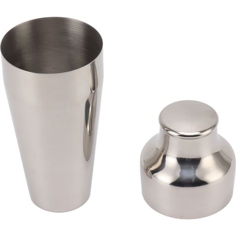 Cocktailshaker aus Edelstahl 304, französischer Stil, silberfarben, für Cocktails. (1/5)