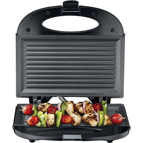 Appareil à sandwichs 750 W avec plaques de cuisson antiadhésives (1/4)
