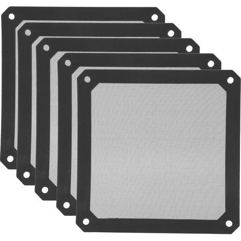 Filtre à poussière magnétique en PVC pour ventilateur de PC, cadre en maille, protection pour boîtier d'ordinateur. (1/5)