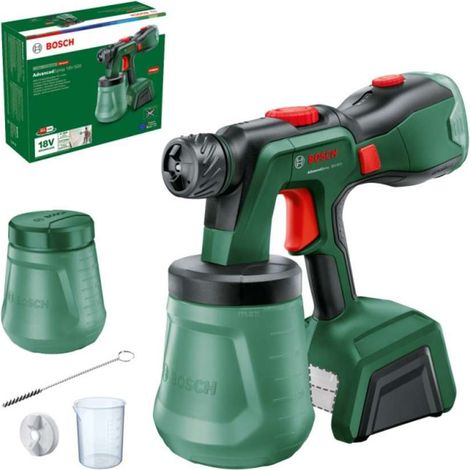 Bosch – Pistolet à peinture sans fil 18V – Moteur sans balais – Technologie AirBoost – Débit 500ml/min – Buse ALLPaint – 603208200 (1/10)