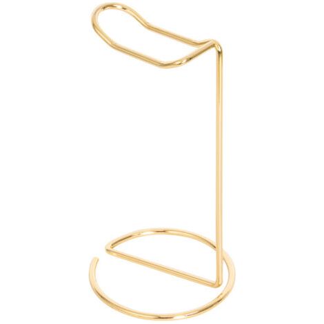 QORVA-Support de rangement pour casque audio, doré, 111122cm, élégant support en fer forgé pour la maison, présentoir créatif, support pour casque audio.