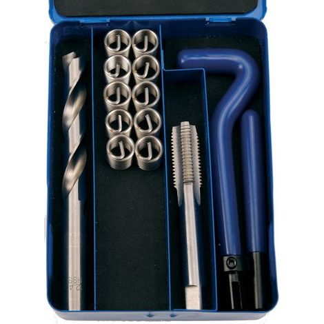 Kit riparazione filetti BGS Technic 1957 M14 x 1 25 14 pezzi