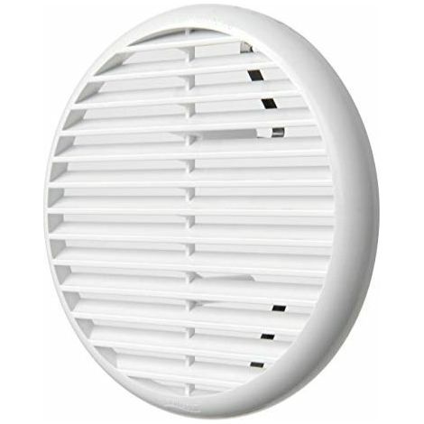 EDIL PLAST - LA VENTILAZIONE GRIGLIA TONDA UNIVERSALE CON MOLLE SENZA RETE DN. 175 BIANCO TU160B (1/2)