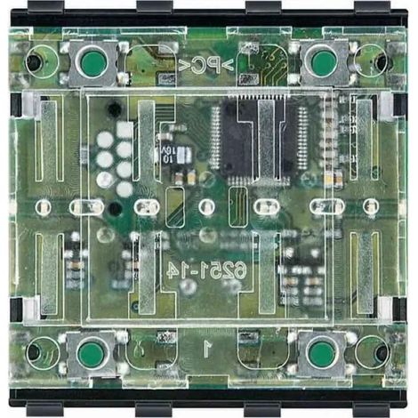 Merten 625299 Módulo pulsador doble para control de iluminación