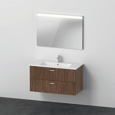 DURAVIT XB0072021210000 Meuble-lavabo avec unité de rangement et miroir XBase 49