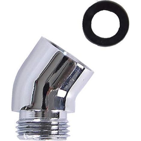 CSPARKV 2 Pièce en Angle pour Douchettes Filetage 1/2' IG 1/2 ' Ag et 50° Inclinaison (Winkel01) (1/5)