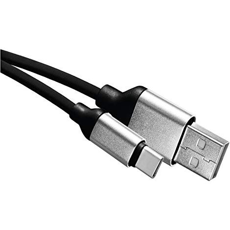 Cavo USB A-C 1 Metro Nero EMOS SM7025BL (1/4)