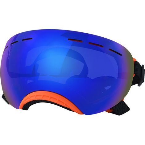 Lunettes de soleil pour chiens et-monture orange, verres bleus