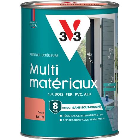 Peinture extérieure Multi-matériaux V33 Corail Satin 1,5L