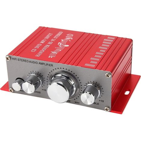 Amplificateur Audio Voiture 12V HiFi 4 Canaux, DSP pour MP3/CD/DVD, Système Son Puissant 20Hz-20kHz (1/5)