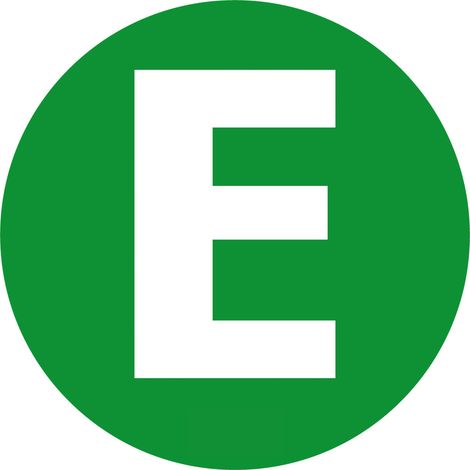 Contrassegno adesivo - E - Veicolo ecologico (1/4)