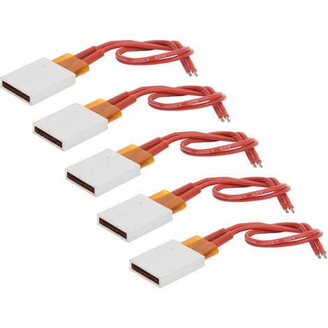 5 pièces Plaque chauffante PTC 220 V 270 °C Boîtier en alliage d'aluminium Chauffage thermostatique pour rideaux d'air et humidificateurs (1/5)