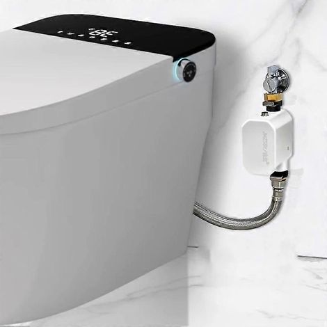 Pompe de surpression intelligente sans réservoir pour WC, 24 V CC, 30 L/min, 90 W, pompe à eau automatique domestique avec tuyau annelé (1/5)