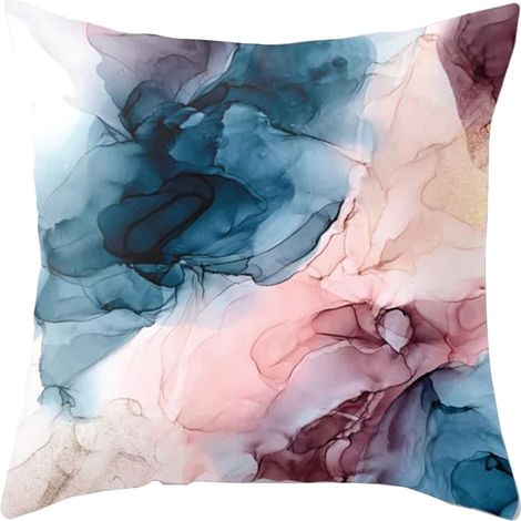 Taie D'oreiller - Imprimé Géométrique Abstrait - Pour Canapé Ou Lit - 50 x 75 Cm - Lot De 1 (1/3)