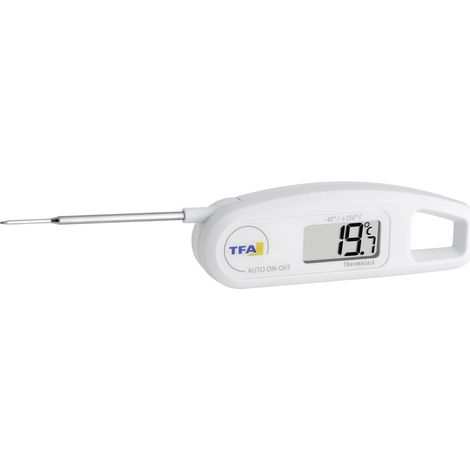 TFA Dostmann 30.1047 Küchen-Thermometer Abschaltautomatik gemäß HACCP und EN 13485, Strahlwasserges (1/3)