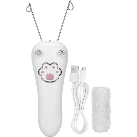 Épilateur À Fil De Coton - 5 W - Batterie 500 Mah - Rechargeable USB - Pour Visage Et Corps - 1 Pièce (1/5)