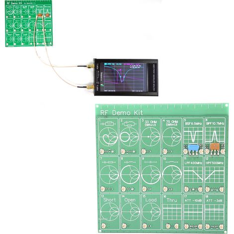 HF-Demo-Kit, HF-Testplatine, Dämpfungsmodul, Vektornetzwerkanalysatorplatine (1/5)