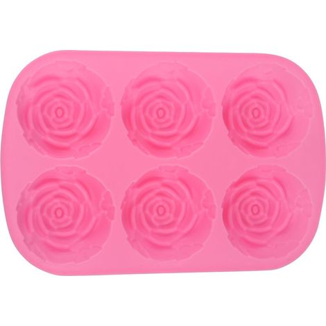 Moule à Chocolat en Silicone Rose, Moulage de Roses pour Garde-manger, Congélateur, Moules à Chocolat (1/5)