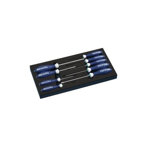 Módulo  de  herramientas  de  9  piezas.Módulo  1/3  ranura  2,5-6,5/PH0-3  TECWERK (1/2)