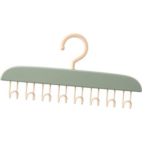 Cintre ondulé, solution de rangement polyvalente pour sous-vêtements et débardeurs, idéal pour les chambres d'étudiants et la maison. Il sert également d'étendoir à linge non marquant pour les vêtemen (1/4)