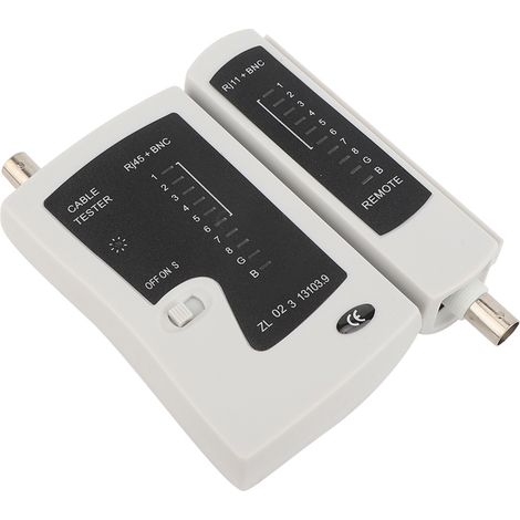 Testeur de câbles RJ45+BNC professionnel YG468B : outil de test rapide et précis pour câbles téléphoniques et réseaux.