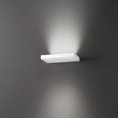 Applique Moderna Bed Metallo Bianco Led 16W 3000K (1/3)