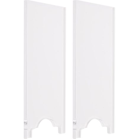 Entretoises murales polyvalentes en acrylique transparent pour meuble canapé lit protège-mur anti-feu accès prise type D 2 pièces (1/5)