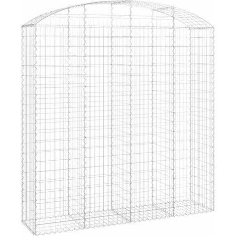 Maison Exclusive - Gabione mit Hochbogen 200x50x200/220 cm Verzin