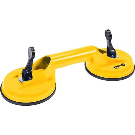 Support de Ventouse Double - Lot de 2 - Plastique Robuste - Capacité 70 kg - Pour Manutention Lourde - Diamètre 11,5 cm (1/5)