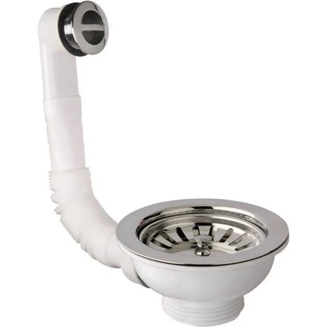 Piletta Basket 3.5" Con Troppo Pieno Tondo