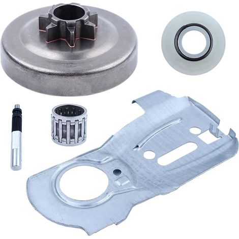 pour Husqvarna 340 345 350 pour tronçonneuse, kit de plaque de guide de chaîne d'huile, 503875701, 503 87 57 01, 578097901, 578 09 79 01, 503 93 18-01, 503 93 93 21-01, 537 15 48-01 (1/5)