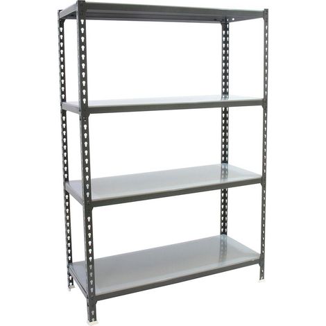Simonrack Leichte verstellbare Metallregal Anthrazit Galva
