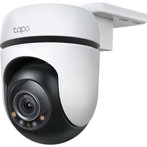 TP-Link TC41 Tapo Telecamera di Sicurezza IP Wi-Fi Pan-Tilt 2K 2304x1296 Pixel IP65 Interno Esterno visione notturna microSD 512 GB colore Bianco Nero (1/5)