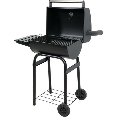 Lund 99902 barbacoa de carbón acero con termómetro (1/5)