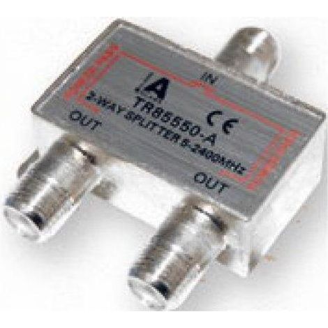 Decodificador sconn-maximum-connectivity f-series 2-way splitter 5-2400 MHz 85 dB