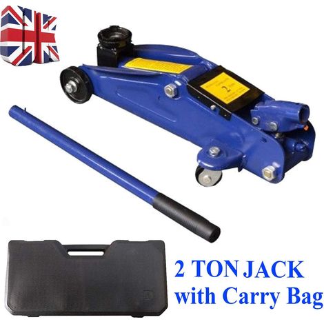2 Ton Hydraulic Trolley Jack Car Wheel Jack Heavy Duty 2000KGS (4,000 pounds) with Super Rocket Lift Floor Car Caravan Van 4x4 With Storage Case (1/5)