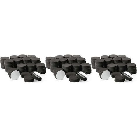 144 pièces pot de fleurs Feet Risers Natural caoutchouc pot de fleurs tapis Invisible pot Feet pour robuste extérieur (1/5)