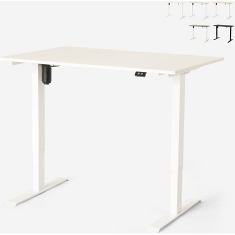 Höhenverstellbares elektrisches Schreibtischdesign für Büro- und Studio-Standwalk 120x60 - Weiß