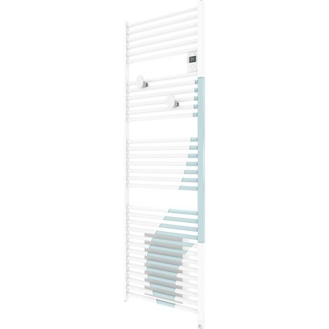 Sèche-serviettes connecté Riva 5 Etroit avec soufflerie 1500W Carbone - THERMOR - 471658 (1/4)