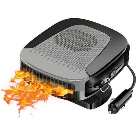 Chauffage De Voiture, Chauffage Et Dégivrage De Voiture Portable, 150W Dégivreur De Pare-Brise,Dégivreur Rotatif 360° (1/4)
